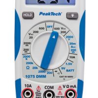 P1075 Multímetro Digital AC/DC 600V
