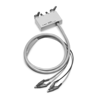 16089B Cable con clip Kelvin medio